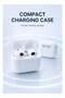 TWS Pro 3 Wireless Earbuds with Compact Charging Case, Semi-In-Ear Bluetooth Earphones for Smartphones, Tablets and Laptops, White - 3