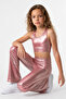 Shiny Flare Glossy Spanish Leg Disco Leggings - 5