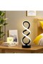 1pc LED Spiral Desk Lamp - USB-Powered Decorative Night Light for Bedroom, Coffee Shop, or KTV, Modern White/Golden/Black Metal Design, Sleek Curved Shape, Warm Ambient Lighting, Lamp for Bedroom - 4