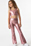 Shiny Flare Glossy Spanish Leg Disco Leggings