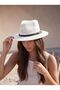 Women's Oranik Knitted Straw Fedora Hat