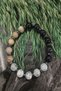 Certified Sunstone - Nefez - Amethyst - Hematite Natural Stone Bracelet