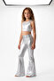 Shiny Flare Glossy Spanish Leg Disco Leggings