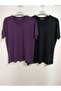 2-Pack, Full Summer Wear, Short Sleeve, Lycra Viscose, Anti-Sweat, No-Show Blouse - 3