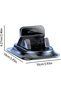 CARS 360° Rotatable Car Phone Mount, ABS Material, Silicone Non-Slip Pad, Dashboard Compatible, Suitable for Car, Office, Home Use - 6