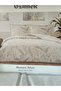 Cotton Pattern - Elastic Sheet - Double Duvet Cover Set - 3