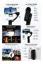 M3 AI Smartphone Stabilizer, 3-Axis Gimbal, Foldable Phone Holder for Vlogging, Live Streaming, Video Recording Magnetic Remote - 2