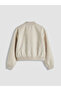Xside Beige College Collar Women's Cashmere Jacket - 8