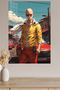 Saitama Anime Metal Wall Art - 4