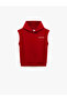 Three Thread Printed Oversize Hooded Sleeveless Sweatshirt - 4