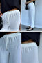 Cream Wide Leg Trousers - 2