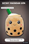 35 cm Bubble Tea Plush Toy 1 Piece Random Color Cute Gift Plush Bx-313540 - 8