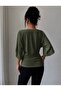 Tifanny Women's V-Neck Lycra Viscose Blouse, Draped Stylish and Comfortable Top - 2