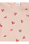 Cherry Printed Girls' Set - 3
