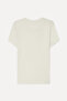 Women's Off-White Crew Neck T-Shirt - 2