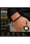 Stress Balance Peace Natural Stone Men's Bracelet – Adjustable Macrame – Certified - 2