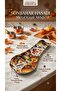 Autumn Patterned Metal Spoon Rest - Heat Resistant, Dirty-Resistant Spoon Holder, Ladle Holder, Kitchen Countertop Organizer - 5