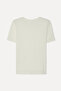 Women's Ecru Crew Neck T-Shirt - 2