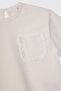 Baby Girl Short Sleeve Ecru T-Shirt - 3