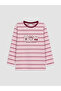 Mixed Crew Neck Striped Girls' T-Shirt 2-Pack - 5