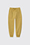 Baby Boy Elastic Waist Light Oil Green Knitted Sweatpants