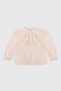 Baby Girl Long Sleeve Ecru Shirt
