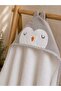 100% Cotton Cute Penguin Embroidered Swaddle Baby Bath Towel - 2