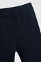Girl's Spanish Style Navy Blue Leggings - 3