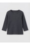 Crew Neck Ribbed Baby T-Shirt