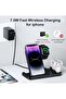 4 in 1 15W Fast Wireless Charging Stand For Phones iWatch Series - 2