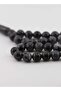 Amber Resin / 45 Bead / Tasbih / Prayer Beads / Gray Swirl - 4