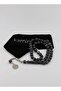 Amber Resin / 45 Bead / Tasbih / Prayer Beads / Gray Swirl