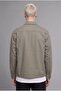 100% Cotton Single Pocket Hidden Placket Boxy Fit Basic Shirt Jacket F7124Ax26Au - 5