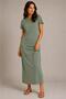 BICYCLE COLLAR LONG DRESS (B23-00138) - 2