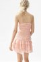 Draped chiffon strappy dress - 3