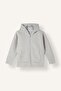 Zippered Hooded Basic Sweatshirt Cardigan for Boys I3124A826Au