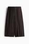 Tailored linen-blend culottes - 5