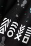 Print-motif cotton T-shirt