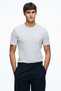 Slim Fit Ribbed T-shirt - 4