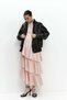 MAMA Satin-skirt Ponte di Roma dress - 3