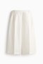 Wide linen-blend culottes