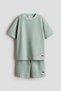 2-piece textured jersey set