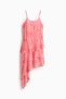 Asymmetric chiffon dress - 5