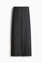 Crinkled jersey trousers