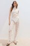 Wide lace trousers - 3