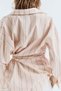 Tie-detail cotton shirt - 3