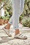 Beige Heel Spur Gel Sole Orthopedic Daily Women's Slippers - 5