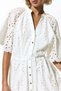 Broderie anglaise shirt dress - 3