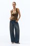 Silk-blend ribbed vest top - 5