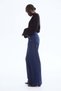 Button-detail denim trousers - 6